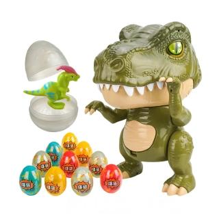 【888ezgo】聲光恐龍爆蛋超大恐龍造型扭蛋機（附10顆蛋）（適合抽獎活動）（111）