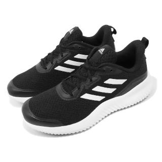 【adidas 愛迪達】慢跑鞋 Alphacomfy 男鞋 女鞋 黑 白 緩震 運動鞋 環保材質 基本款 愛迪達(GX1789)