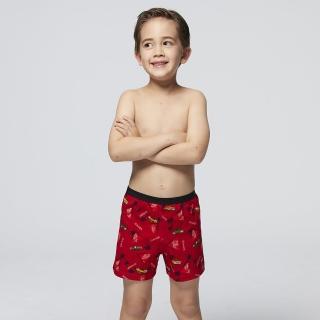 【Mr. DADADO】暢遊一夏 110-130男童內褲 品牌推薦-舒適寬鬆-GCQ331RS(紅)