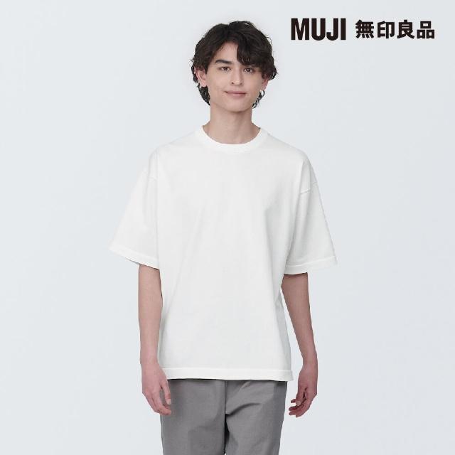 【MUJI 無印良品】男天竺圓領針織短袖T恤(共5色)