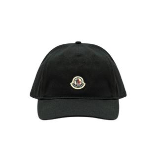 【MONCLER】品牌 LOGO 棒球帽-黑色(ONE SIZE)