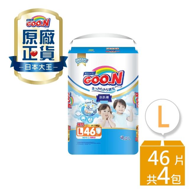 【GOO.N】日本大王輕薄舒爽 褲型紙尿褲L