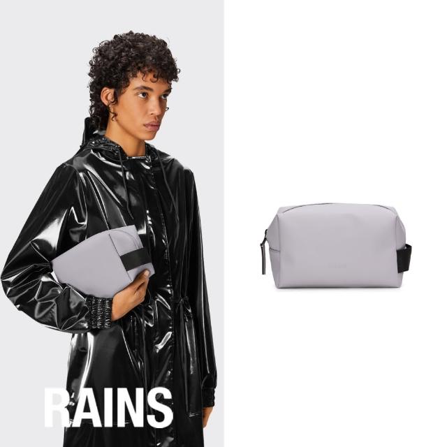 【RAINS官方直營】Wash Bag Small 防水小型盥洗包(Flint 灰藕紫)