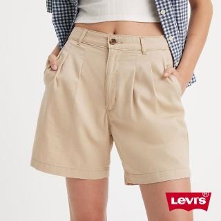 【LEVIS 官方旗艦】女款天絲彈性卡其短褲 人氣新品 A7538-0002