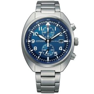 【CITIZEN 星辰】光動能時尚計時手錶-41mm 母親節 禮物(CA7040-85L)