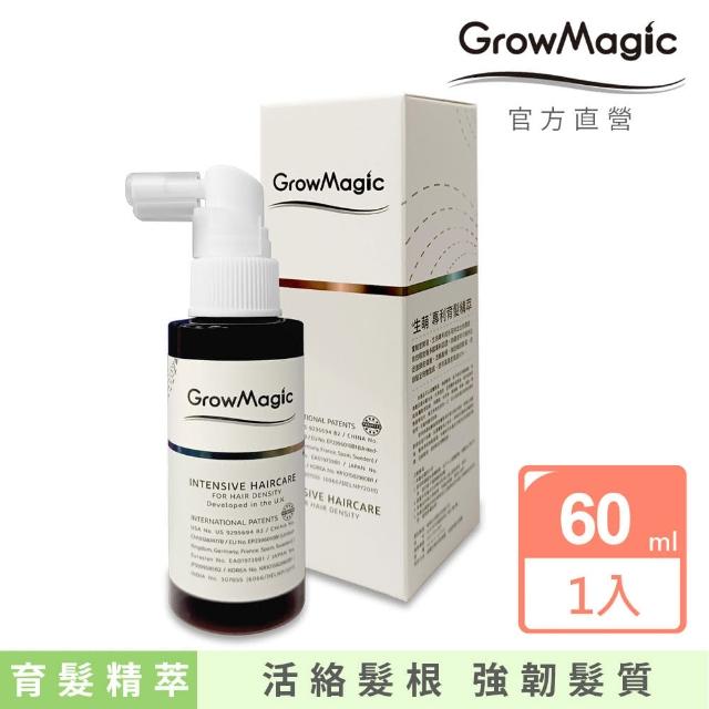 【【GrowMagic生萌】】育髮精萃 養髮液 60ml(實驗室開發、11國專利認證)