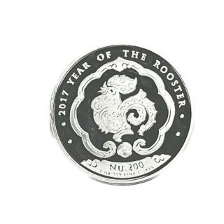 【耀典真品】不丹王國雞年銀幣(生肖系列第2枚)