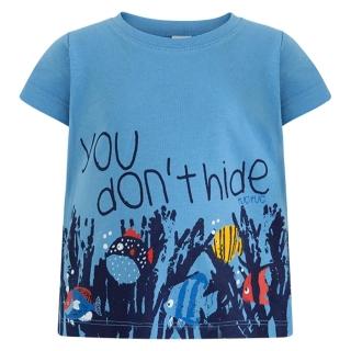 【tuc tuc】男童 藍熱帶魚印花T恤 12M-6A MF4210(tuctuc baby T恤)