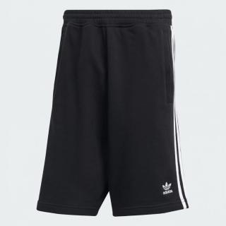 【adidas 愛迪達】3-STRIPE SHORT 短褲 男款 運動褲 休閒 黑白 三葉草(IU2337)