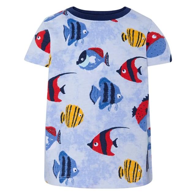 【tuc tuc】男童 淺藍熱帶魚印花T恤 12M-2A MF4219(tuctuc baby T恤)
