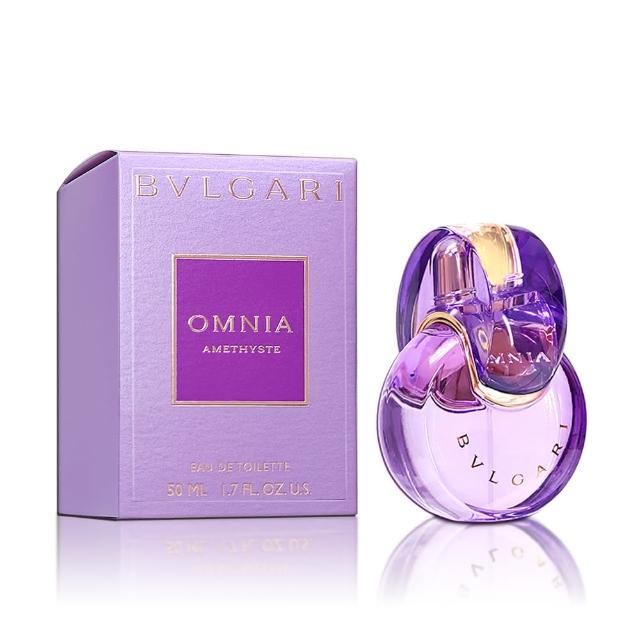 【BVLGARI 寶格麗】Omnia Amethyste 紫水晶女性淡香水 50ML(專櫃公司貨)