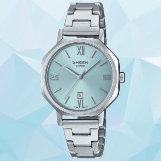 【CASIO 卡西歐】SHEEN 簡約時尚腕錶 禮物推薦 畢業禮物(SHE-4554D-2A)