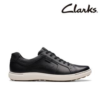 【Clarks】男鞋 Mapstone Lace 靈動感休閒時尚寬楦板鞋 休閒鞋(CLM76885C)