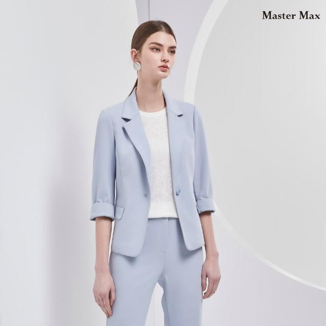 【Master Max】軟料修身斜紋布西裝外套(8417012)