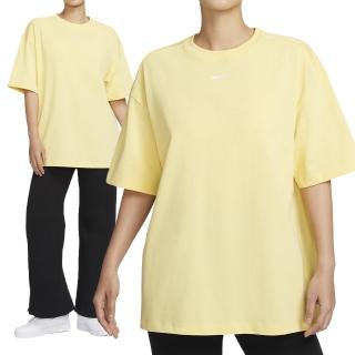 【NIKE 耐吉】AS W NSW ESSNTL OS SS TE 女款 黃色 小LOGO 短袖上衣 DX7911-722