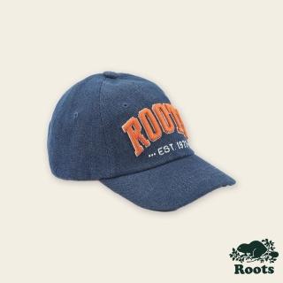 【Roots】Roots 大小童- OUTDOORS DENIM棒球帽(藍色)