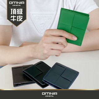 【OMNIA】韓國X真皮短夾男用皮夾 NO.1202C(男短夾 男真皮夾)