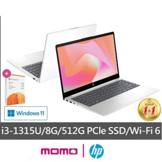 【HP 惠普】微軟365一年組★15吋 i3-1315U 輕薄效能筆電(超品 15-fd0074TU/8G/512G SSD/Win11)