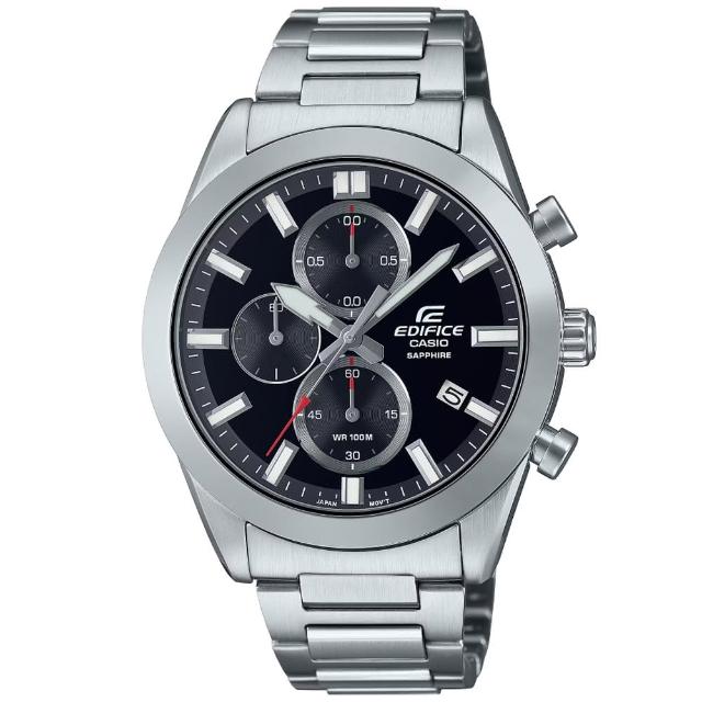 【CASIO 卡西歐】EDIFICE 經典計時運動腕錶 禮物推薦 畢業禮物(EFB-710D-1AV)