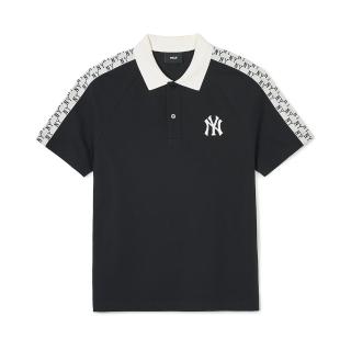 【MLB】短袖Polo衫 MONOGRAM系列 紐約洋基隊(3APQM0343-50BKS)