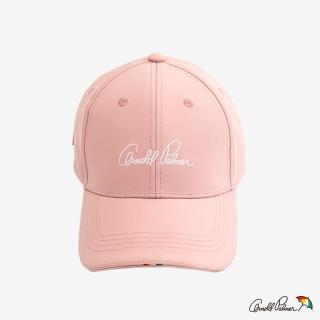 【Arnold Palmer 雨傘】配件-草寫LOGO棒球帽(粉色)