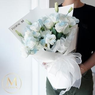 【Floral M】First Love北海道初戀桔梗鮮花花束(鮮花花束/花禮/買花/送禮/玫瑰/情人節生日告白求婚)