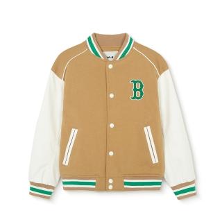 【MLB】童裝 棒球外套 Varsity系列 波士頓紅襪隊(7AJPV0141-43BGD)