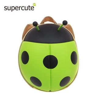 【小丁婦幼】supercute 瓢蟲造型後背包/兒童寶寶雙肩帶後背包(綠)