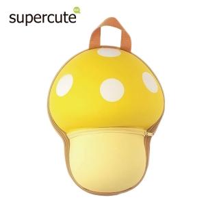 【小丁婦幼】supercute 蘑菇造型後背包/兒童寶寶雙肩帶後背包(黃)