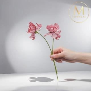 【Floral M】夏日森系小雛菊戴安娜粉仿真花花材（3入/組）(人造花/塑膠花/假花/裝飾花)