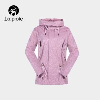 【La proie 萊博瑞】女款防潑水旅行風衣(藕灰粉/岩黃-CF1672084)