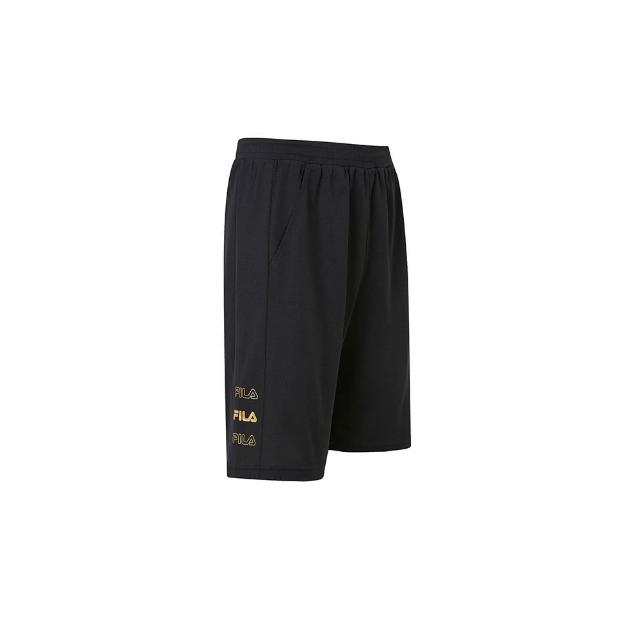 【FILA官方直營】男吸濕排汗短褲-黑色(1SHY-1504-BK)