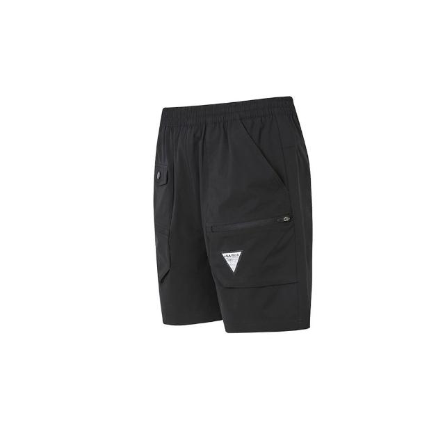 【FILA官方直營】男平織短褲-黑色(1SHY-1104-BK)