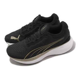 【PUMA】慢跑鞋 Scend Pro Engineered 男鞋 黑 白 金 透氣 緩衝 運動鞋(378777-04)