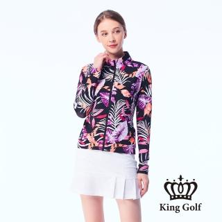 【KING GOLF】網路獨賣款-女款彩繪植物滿 …