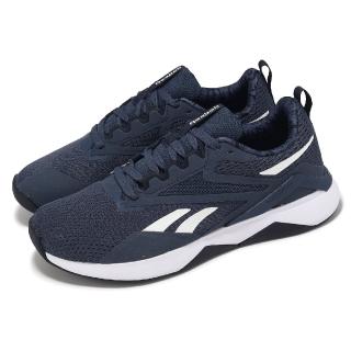 【REEBOK】訓練鞋 Nanoflex TR 2 男鞋 藍 白 支撐 緩震 多功能 訓練 健身 運動鞋(100074538)