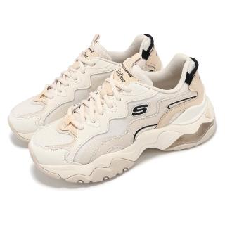 【SKECHERS】休閒鞋 D Lites 3.0 Air 女鞋 米白 輪胎大底 厚底 緩衝 老爹鞋(896254-NAT)