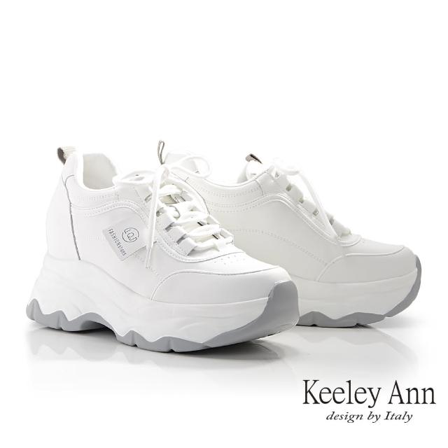 【Keeley Ann】極簡厚底老爹鞋(白色426032240-Ann系列)