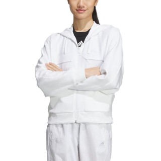 【adidas 愛迪達】RCO KN JKT 運動 休閒 長袖 連帽外套 女 - IP7095