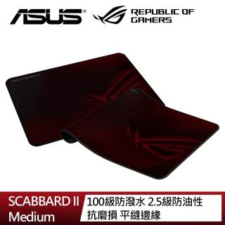 【ASUS 華碩】ROG SCABBARD II Medium 電競滑鼠墊