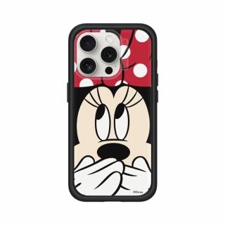 【RHINOSHIELD 犀牛盾】iPhone 15/Plus/15 Pro/Max Mod NX邊框背蓋手機殼/米奇系列-米妮摀嘴(迪士尼)