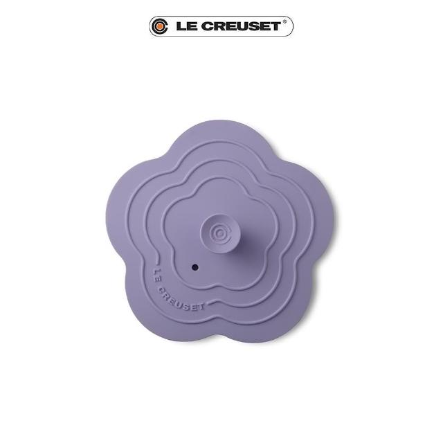 【Le Creuset】耐熱矽膠多功能山茶花型鍋蓋(淡粉紫)
