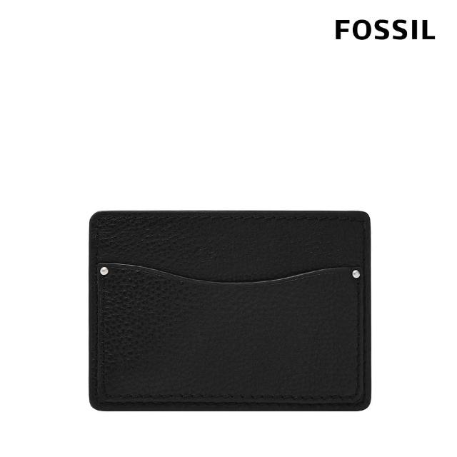 【FOSSIL 官方旗艦館】Anderson 真皮卡夾-黑色 ML4575001(禮盒組附鐵盒)