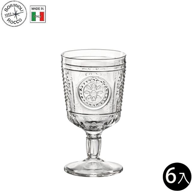【Bormioli Rocco】義大利浪漫高腳杯 320ml 玻璃杯 Romantic系列 6入組(玻璃杯)