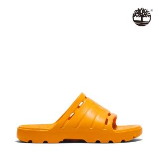 【Timberland】中性款橘色拖鞋(A5W8D804)