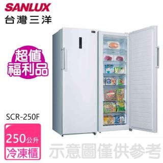 【SANLUX 台灣三洋】250公升直立式冷凍櫃福利品(SCR-250F)
