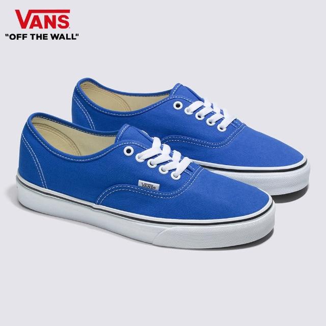 【VANS 官方旗艦】Authentic 男女款寶藍色滑板鞋