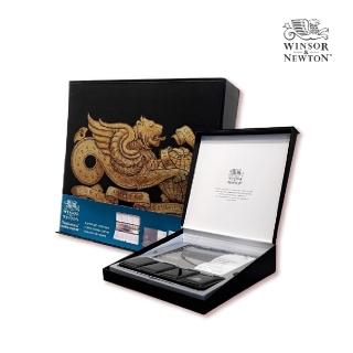 【英國溫莎牛頓Winsor&Newton】專家級塊狀水彩12色禮盒組(另加贈水筆)
