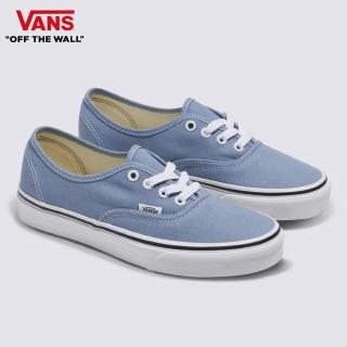 【VANS 官方旗艦】Authentic 男女款灰藍色滑板鞋