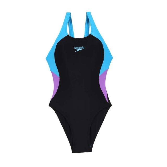 【SPEEDO】COLOURBLOCK 女運動連身泳裝-游泳 競賽(SD800440816661)